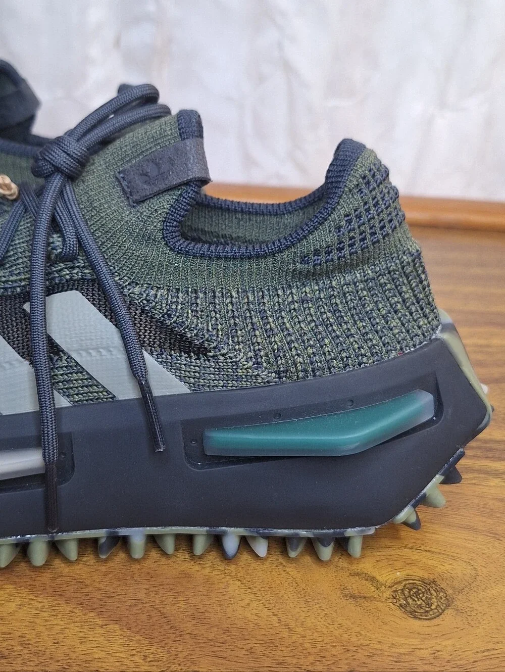Adidas NMD_S1 J Focus Olive Green Knit Womens 7  | Mens 5.5 Youth 5.5 Sneakers
